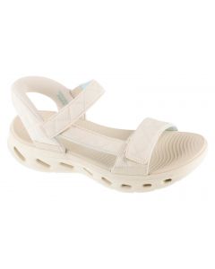 Skechers Slip-Ins: GO Walk Glide-Step 2.0 Sandal - Cozy Fit Jada 141276-NAT damskie sandały, Beżowe 001