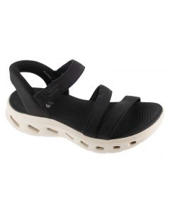 Skechers Slip-Ins: GO Walk Glide-Step 2.0 Sandal - Ella 141269-BKW damskie sandały, Czarne 001