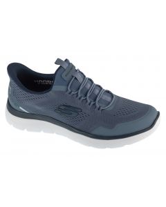 Skechers Slip-Ins: Summits - Top Rate 233045-SLT męskie buty sneakers, Niebieskie 001