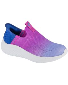 Skechers Slip-Ins: Ultra Flex 3.0 - Color Boost
 303828L-NVPR dla dziewczynki buty sneakers, Fioletowe 001
