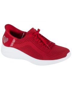 Skechers Slip-Ins: Ultra Flex 3.0 - Heart Me 150177-RED damskie buty sneakers, Czarne 001