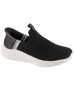Skechers Slip-Ins Ultra Flex 3.0 - Smooth Step 403844L-BKW dla dziewczynki buty sneakers, Czarne 001