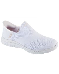 Skechers Slip-ins: Virtue - Sleek 104425-WHT damskie buty sneakers, Białe 001