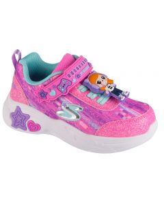 Skechers Snuggle Sneaks - Skech Squad 302214N-PKMT dla dziewczynki buty sneakers, Różowe 001