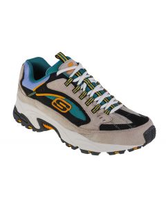 Skechers Stamina-Cutback 51286-WMLT męskie buty sneakers, Białe 001