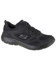 Skechers Summits Suited 12982-BBK damskie buty sneakers, Czarne 001