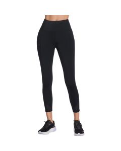 Skechers Tempo High Waisted 7/8 Legging LG83-BLK damskie leginsy, Czarne 001