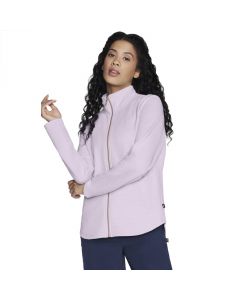 Skechers The Hoodless Hoodie GoWalk Shine Jacket JA78-BKMT damskie bluzy, Fioletowe 001