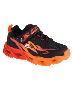 Skechers Thermo Flash - Heat-Flux 400103L-BKRD dla chłopca buty sneakers, Czarne 001