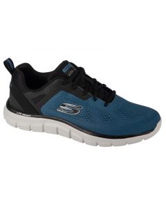 Skechers Track-Broader 232698-BLBK męskie buty sneakers, Niebieskie 001