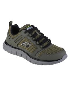 Skechers Track-Knockhill 232001-OLBK męskie buty sneakers, Zielone 001