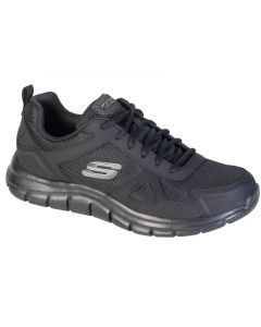 Skechers Track-Scloric Wide 52631W-BBK męskie buty sneakers, Czarne 001