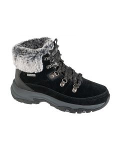 Skechers Trego - Snow Worries 167882-BLK damskie trapery, Czarne 001