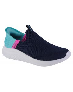 Skechers Ultra Flex 3.0 - Fresh Time 303800L-NVTQ dla dziewczynki buty sneakers, Granatowe 001