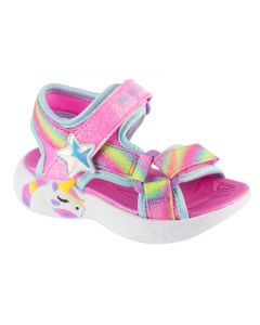 Skechers Unicorn Dreams Sandal - Dreamy Unicorns 303107N-PKMT dla dziewczynki sandały, Różowe 001