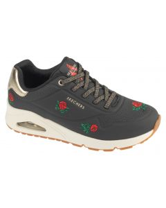 Skechers Uno - Champagne and Roses 177862-BKRD damskie buty sneakers, Czarne 001
