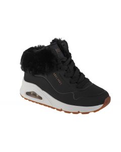 Skechers Uno - Fall Air 310539L-BLK dla dziewczynki buty zimowe, Czarne 001