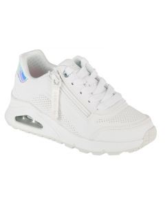 Skechers Uno Gen1 - Zip And Stride
 310554L-WHT dla dziewczynki buty sneakers, Białe 001