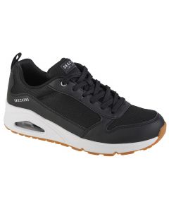 Skechers Uno - Inside Matters 155005-BKW damskie buty sneakers, Czarne 001