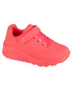 Skechers Uno Lite 310451L-NPCL dla dziewczynki buty sneakers, Różowe 001