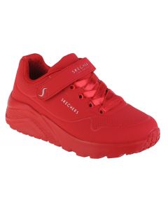 Skechers Uno Lite 310451L-RED dla dziewczynki buty sneakers, Czerwone 001