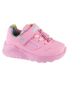 Skechers Uno Lite 310812N-PKMT dla dziewczynki buty sneakers, Różowe 001