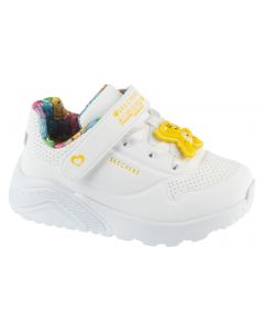Skechers Uno Lite - Bear Spirit 310812N-WMLT dla dziewczynki buty sneakers, Białe 001