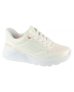 Skechers Uno Lite Ease Slip-ins 310425L-WHT dla dziewczynki buty sneakers, Białe 001