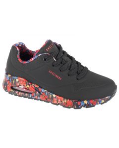 Skechers Uno - Majestic Garden 155583-BKMT damskie buty sneakers, Czarne 001