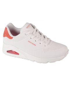 Skechers Uno - Pop Back 177092-WCRL damskie buty sneakers, Białe 001