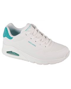 Skechers Uno - Pop Back 177092-WMNT damskie buty sneakers, Białe 001