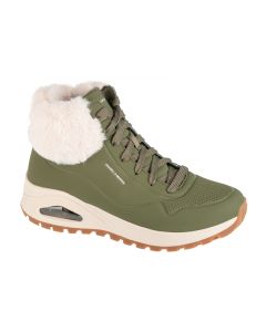 Skechers Uno Rugged - Fall Air 167274-OLV damskie buty zimowe, Zielone 001