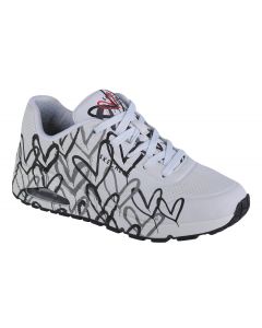 Skechers Uno-Spread The Love 155507-WBGY damskie buty sneakers, Białe 001