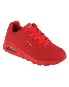 Skechers Uno Stand On Air 310024L-RED dla dziewczynki buty sneakers, Czerwone 001