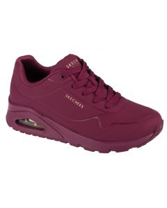 Skechers Uno-Stand on Air 73690-PLUM damskie buty sneakers, Czerwone 001