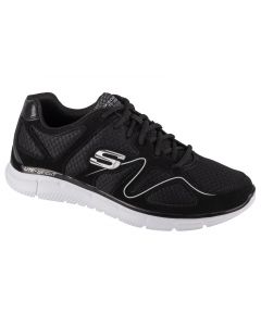 Skechers Verse - Flash Point 58350-BKW męskie buty sneakers, Czarne 001