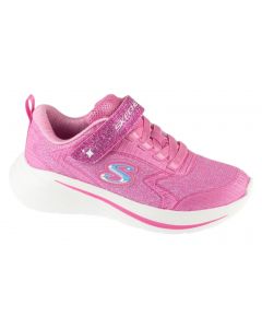 Skechers Wave 92 303557L-HTPK dla dziewczynki buty sneakers, Różowe 001