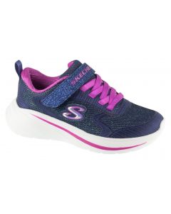 Skechers Wave 92 303557L-NVY dla dziewczynki buty sneakers, Granatowe 001