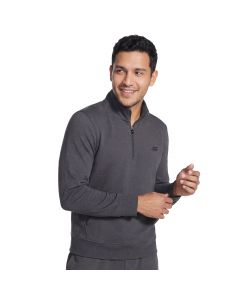 Skechers Weekend Easy 1/4 Zip LT269-BKCC męskie bluzy, Czarne 001