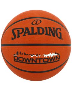 Spalding Downtown Ball 84363Z unisex piłki do koszykówki, Pomarańczowe 001