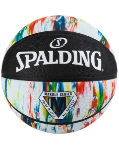 Spalding Marble Ball 84404Z unisex piłki do koszykówki, Białe 001