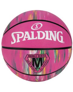 Spalding Marble Ball 84417Z unisex piłki do koszykówki, Różowe 001