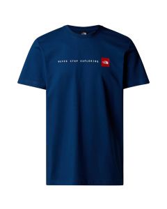 The North Face S/S Never Stop Exploring Tee NF0A87NSD1R męskie t-shirty, Granatowe 001