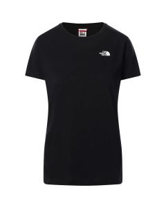 The North Face W Simple Dome Tee NF0A4T1AJK3 damskie t-shirty, Czarne 001