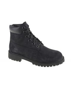 Timberland Premium 6 IN WP Boot Jr 012907 dla chłopca trapery, Czarne 001