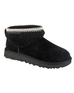 UGG Classic Ultra Mini Maxi Curly 1158263-BLK damskie buty zimowe, Czarne 001