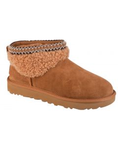 UGG Classic Ultra Mini Maxi Curly 1158263-CHE damskie buty zimowe, Brązowe 001