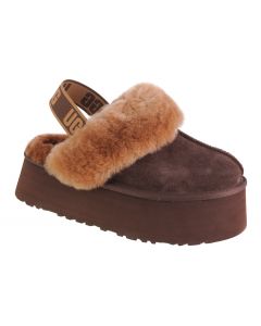 UGG Funkette 1113474-BCDR damskie kapcie, Brązowe 001