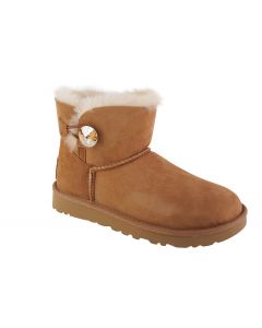 UGG Mini Bailey Button Bling 1016554-CTGL damskie buty zimowe, Brązowe 001