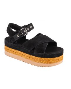 UGG W Aubrey Ankle Sandal 1152711-BLK damskie sandały, Czarne 001